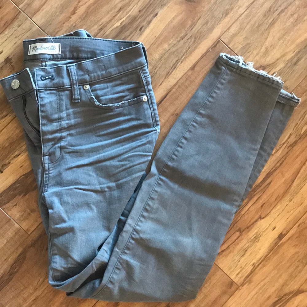 Madewell Grey High Riser Skinny Jeans Sz. 29